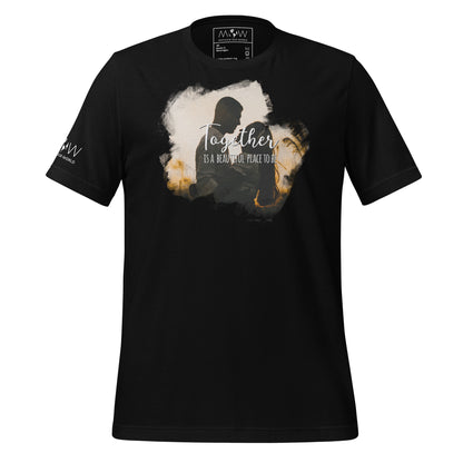 Together Is a Black Motivational Men's T-Shirt