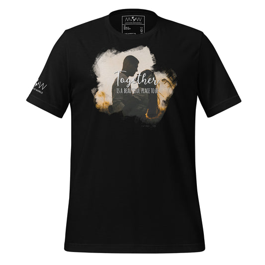 Together Is a Black Motivational Men's T-Shirt