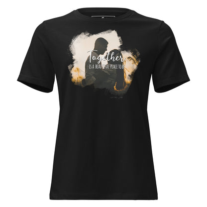 Together Is a Black Motivational Women’s T-Shirt