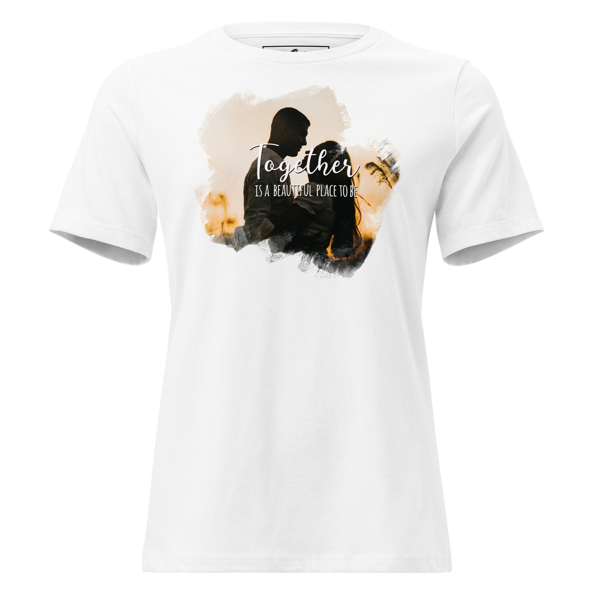 Together Is a White Motivational Women’s T-Shirt