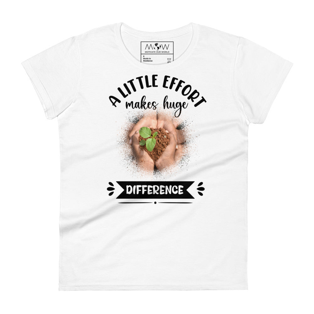 Together We Grow Women’s Motivational White T-Shirt