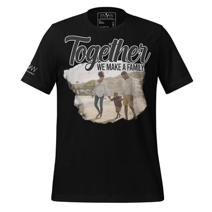 Together, We Make a Family - Beach Edition Black Motivational Men's T-Shirt