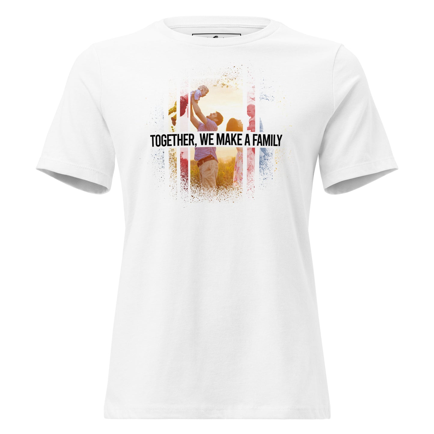 Together, We Make a Family White Motivational Women’s T-Shirt
