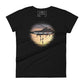 Train Hard Fight Easy II Women’s Motivational Black T-Shirt