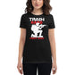 Train Hard, Fight Easy Women’s Motivational Black T-Shirt