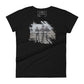 Train Hard, Fight Women’s Motivational Black T-Shirt