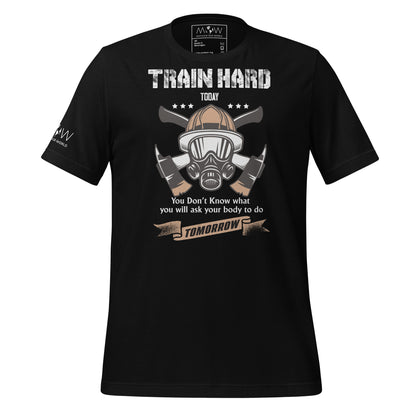 Train Hard Today Black Motivational Men's T-Shirt