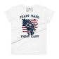 Train Hard Women’s Motivational White T-Shirt