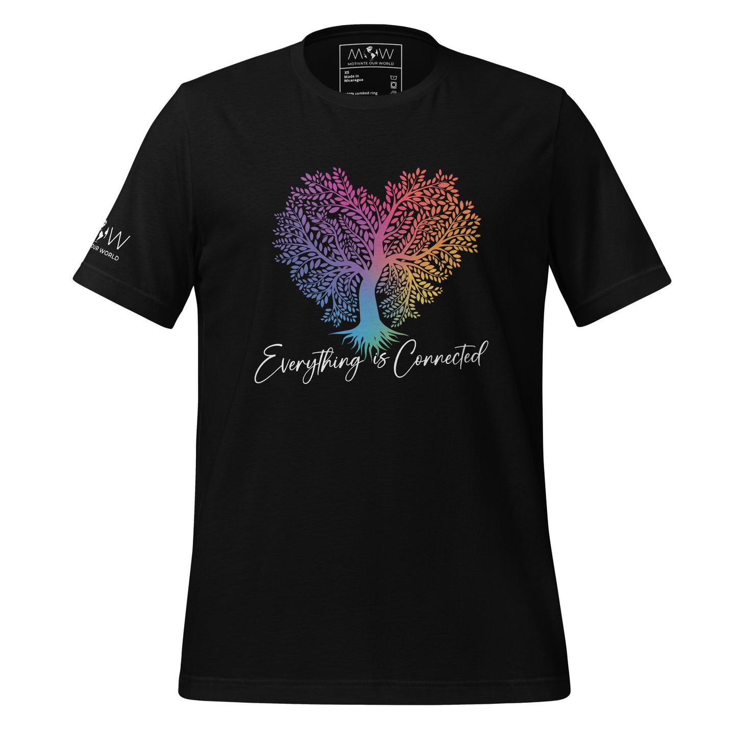 "Tree of Life" Men's Motivational Black T-Shirt