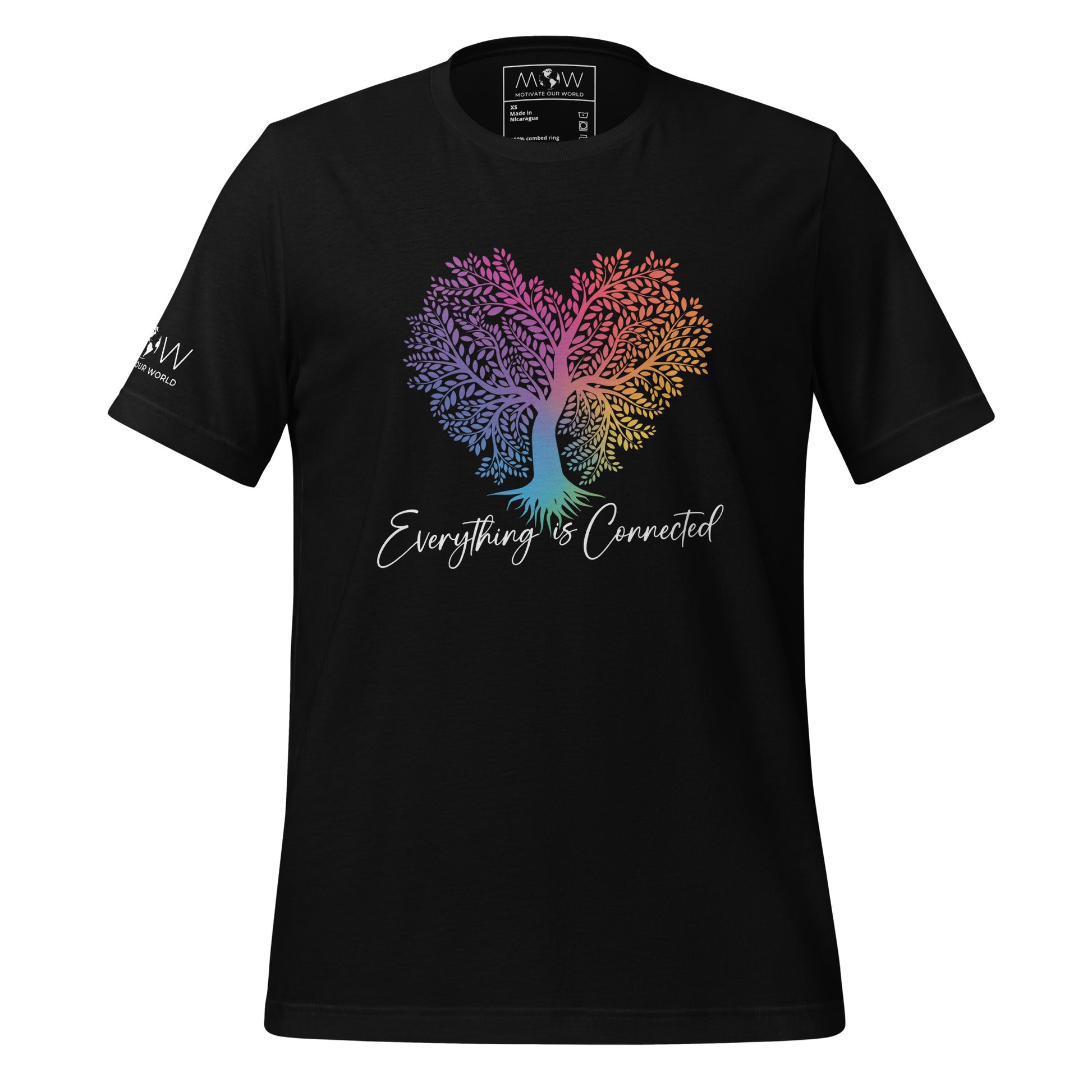 "Tree of Life" Men's Motivational Black T-Shirt