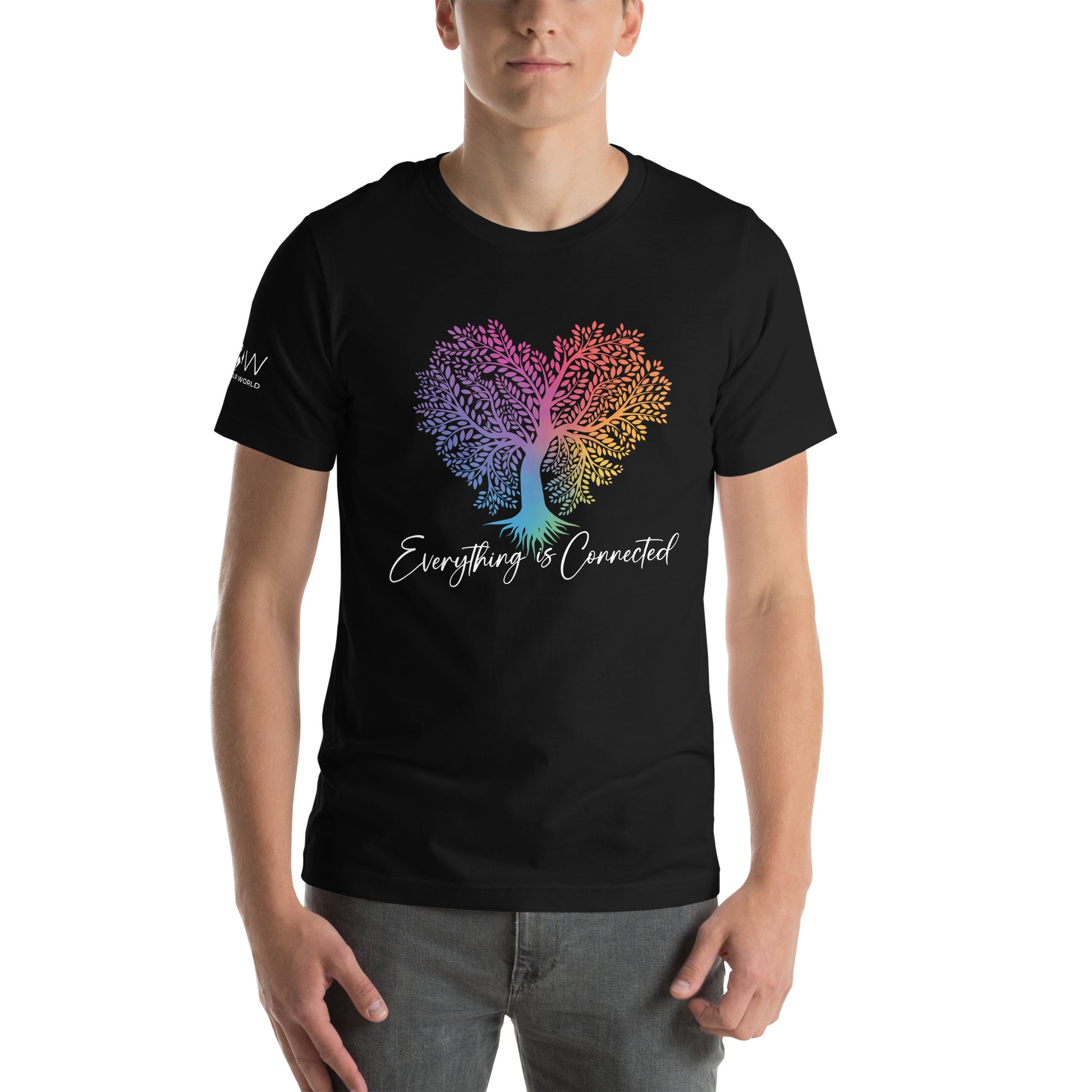 "Tree of Life" Men's Motivational Black T-Shirt