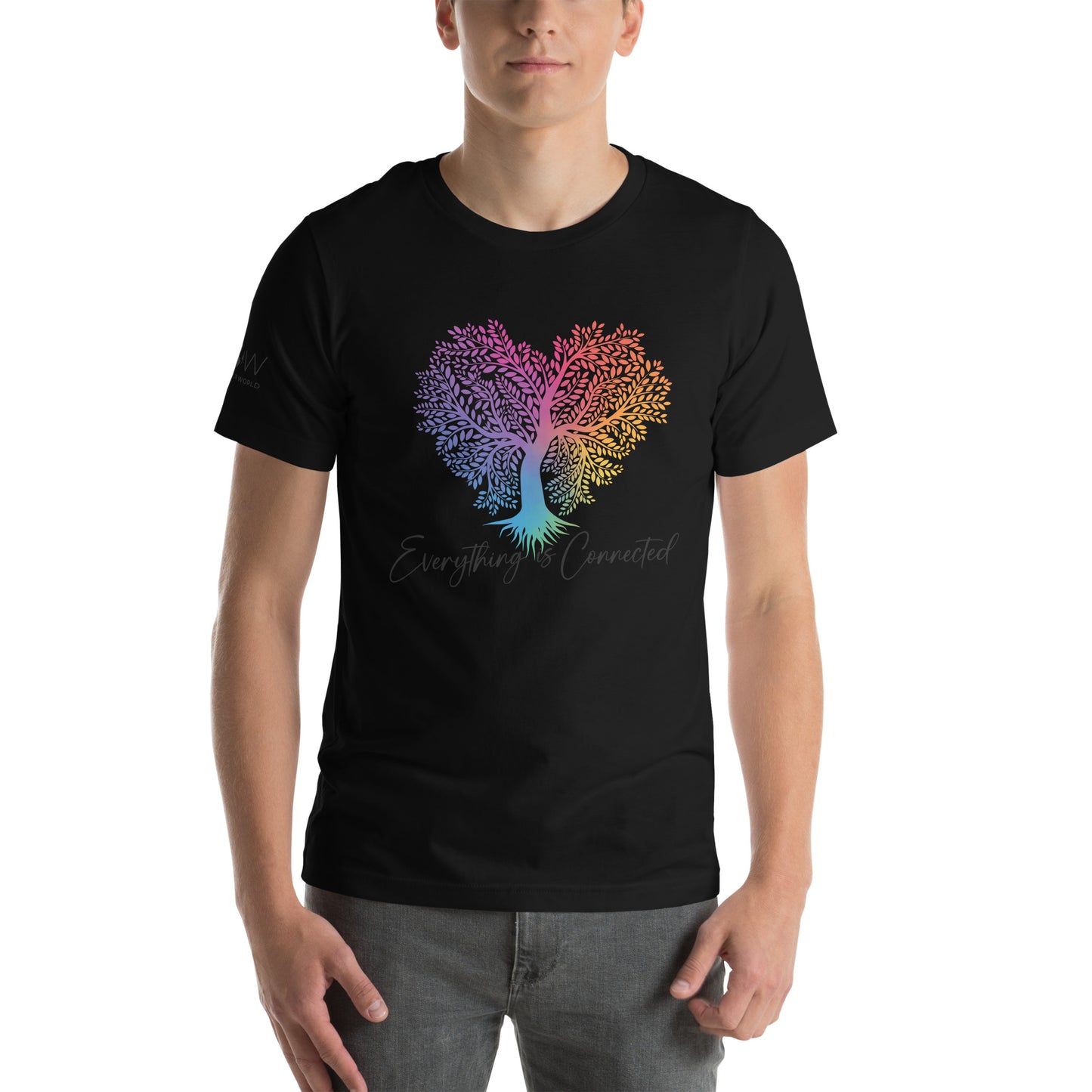 "Tree of Life" Men's Motivational Black T-Shirt