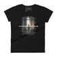 Trusting God Forest Design Women’s Motivational Black T-Shirt