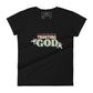 Trusting God Women’s Motivational Black T-Shirt