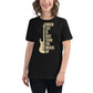 Turn the Music Up Black Motivational Women’s T-Shirt Lifestyle