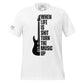 Turn the Music Up White Motivational Men's T-Shirt