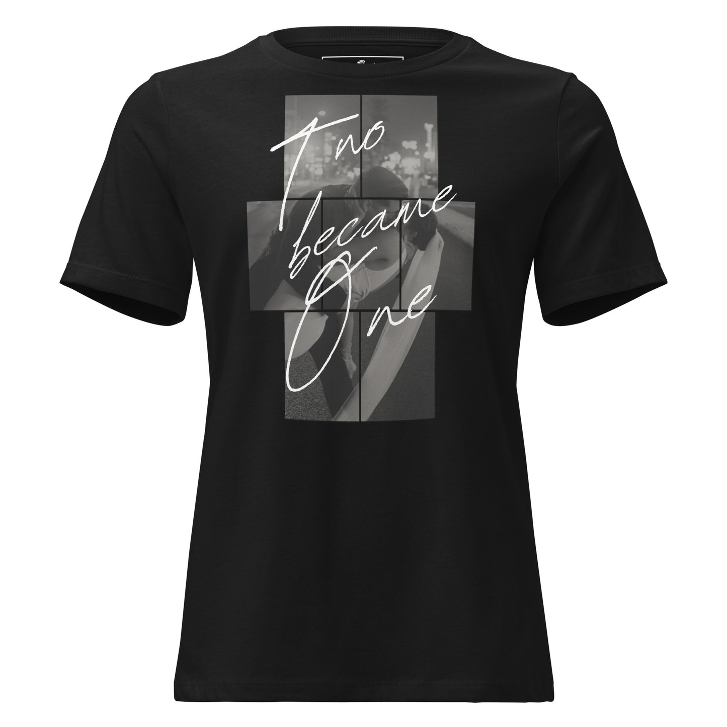 Two Became One – Wedding Night Edition Black Motivational Women’s T-Shirt