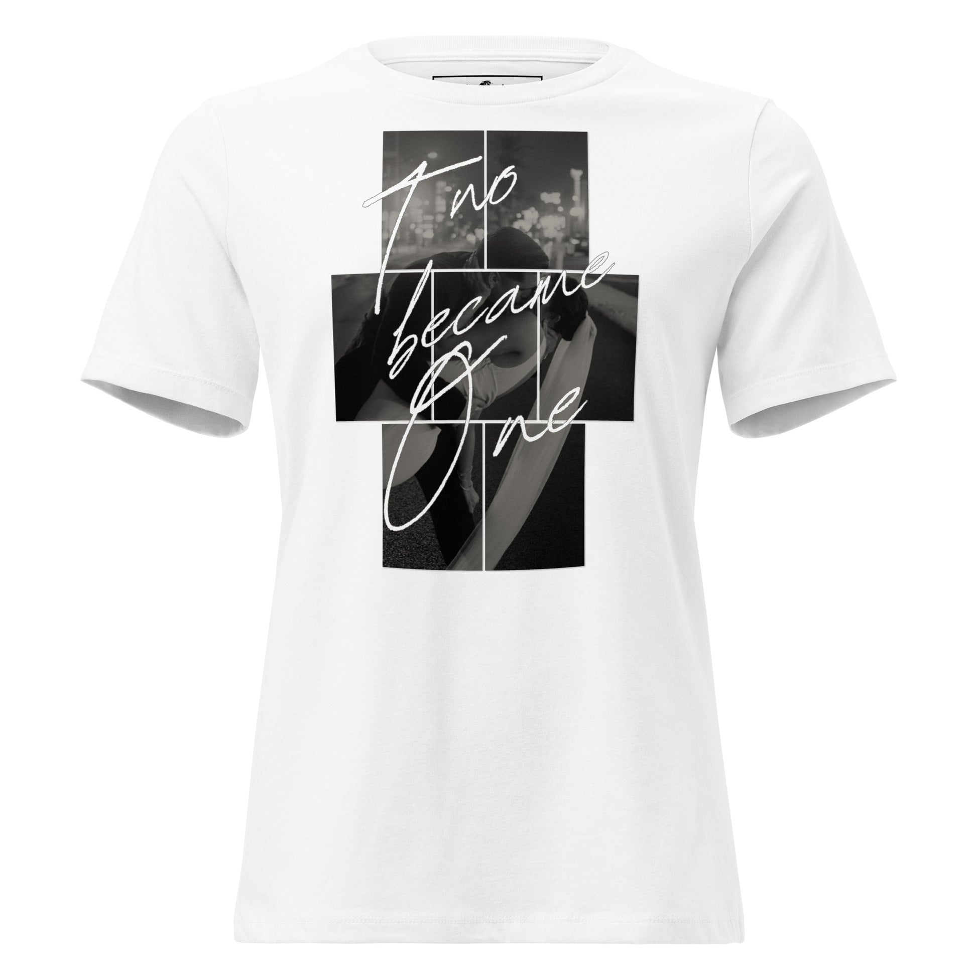 Two Became One – Wedding Night Edition White Motivational Women’s T-Shirt