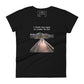 Walk Your Path Women’s Motivational Black T-Shirt