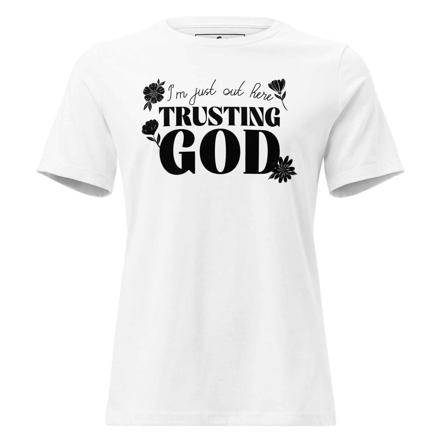 Walk by Faith - White Motivational Women’s T-Shirt