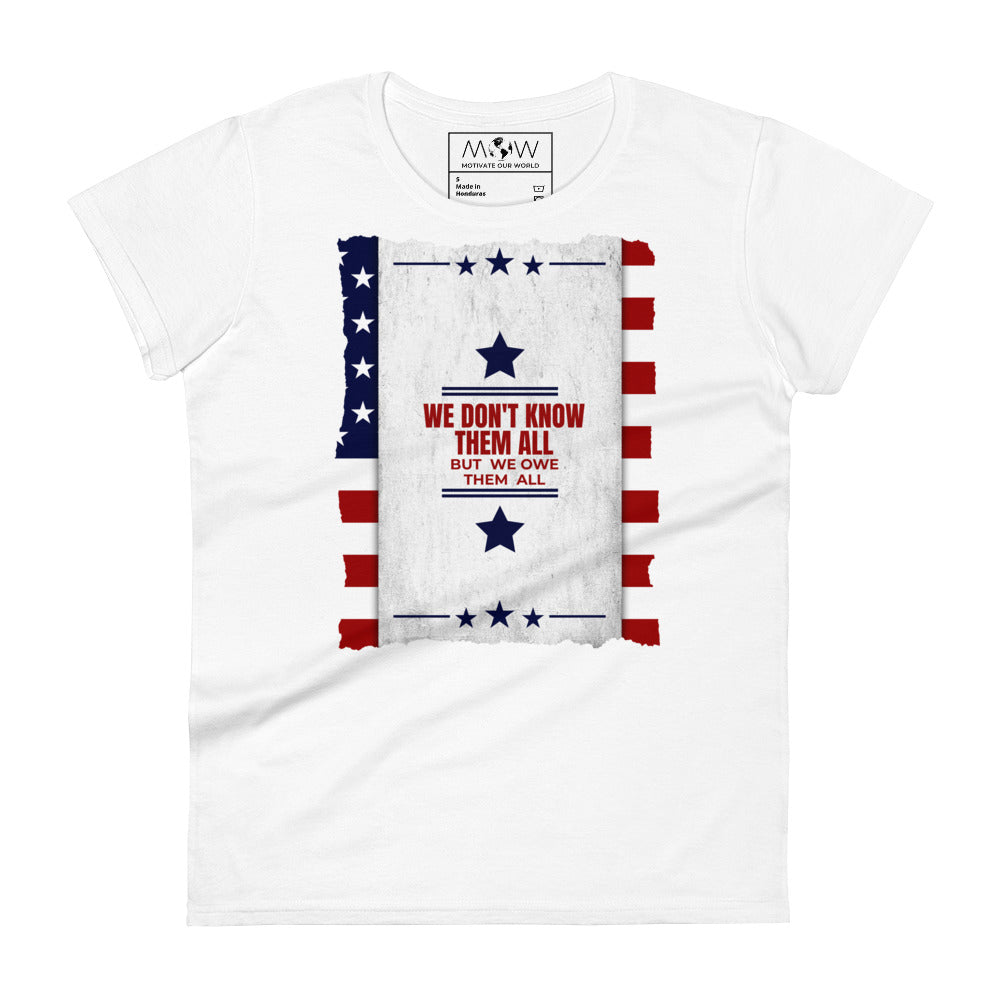 We Don't Know Them All Women's Motivational White T-Shirt
