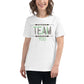 We Wouldn't Be the Team Without You Appreciation White Motivational Women’s T-Shirt Lifestyle