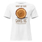 What We Save Saves Us Tree Rings White Motivational Women’s T-Shirt