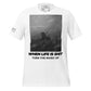 When Life Is Sh*t Turn the Music Up - Live Edition White Motivational Men's T-Shirt