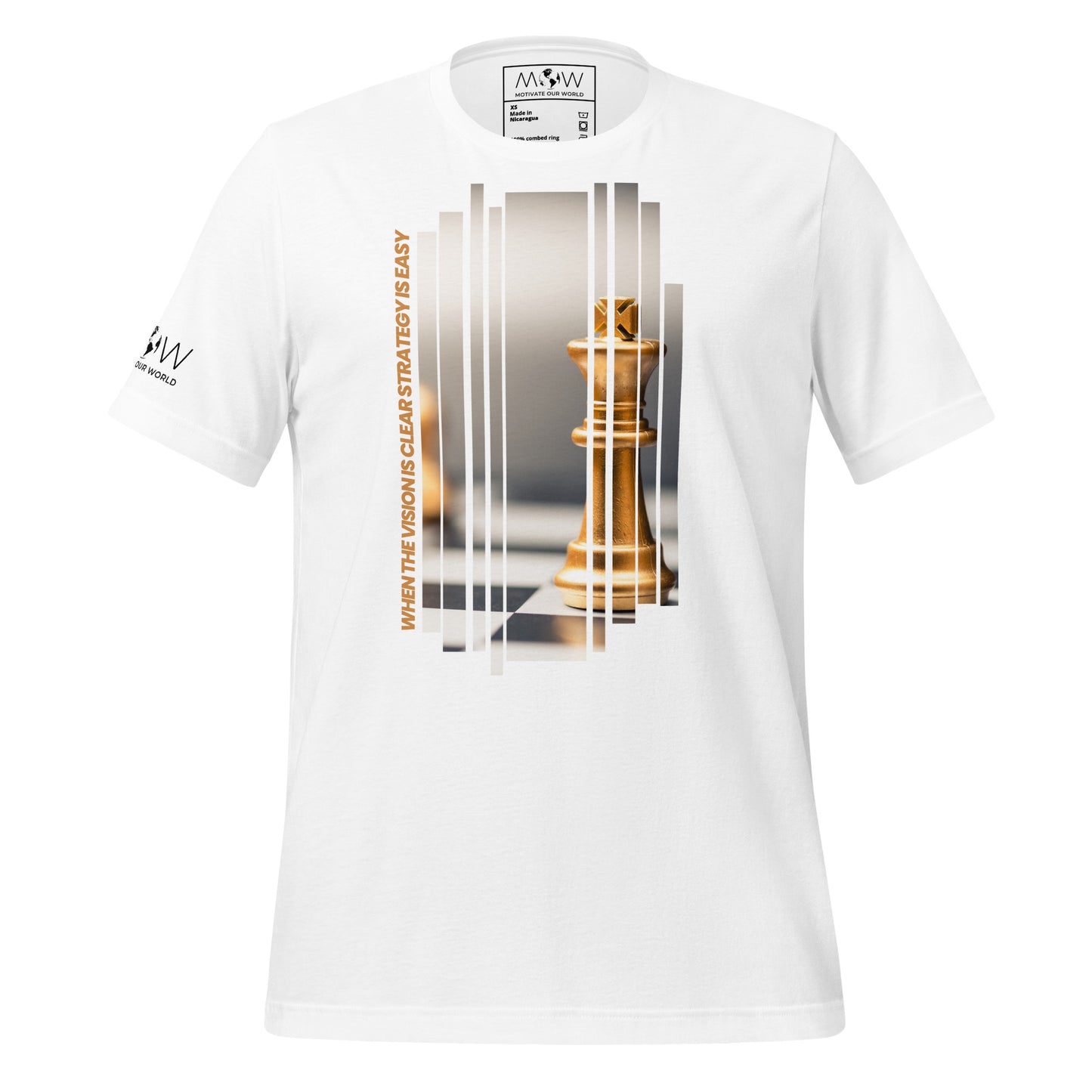 When the Vision White Motivational Men's T-Shirt