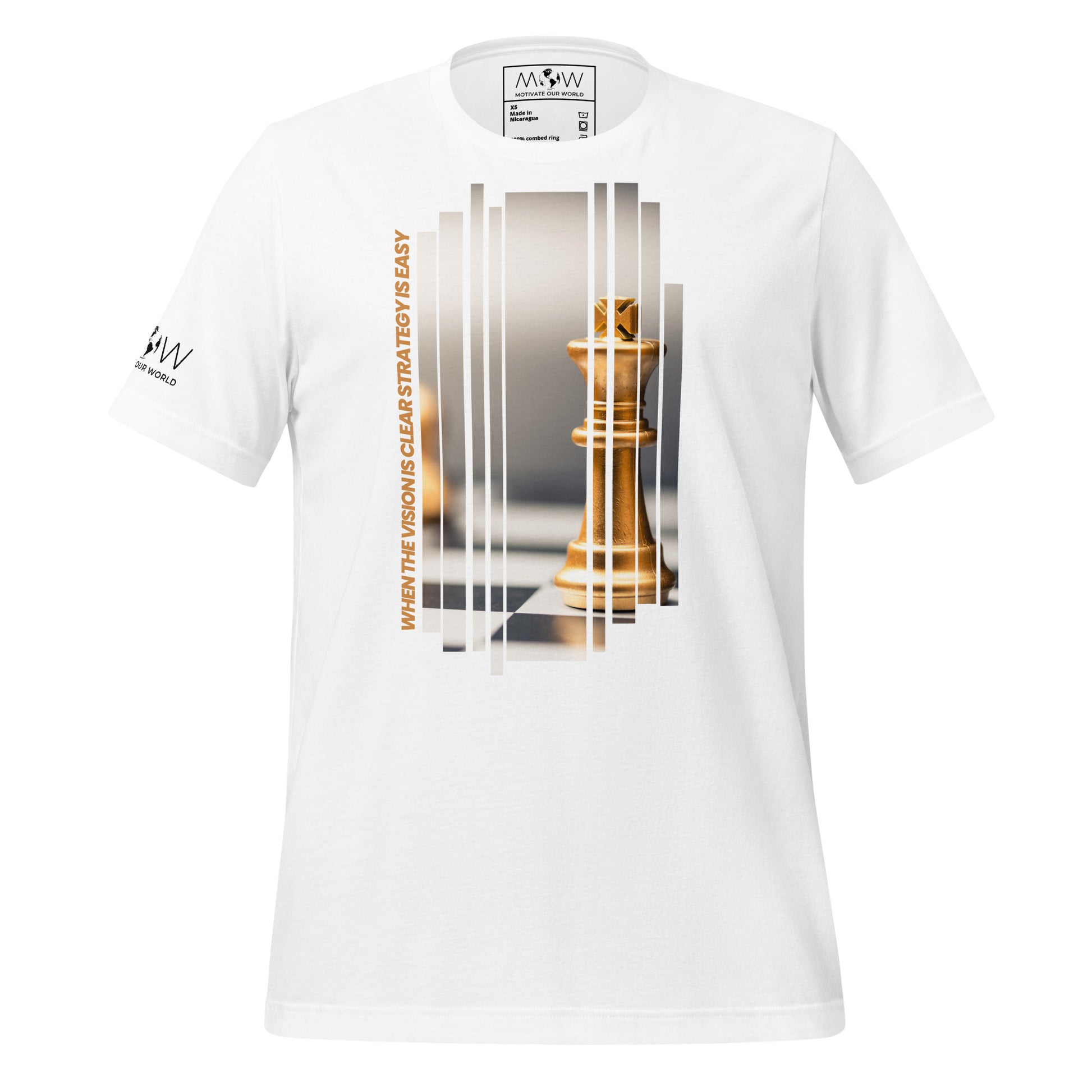 When the Vision White Motivational Men's T-Shirt