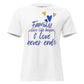 Where Life Begins & Love Never Ends -White Motivational Women’s T-Shirt