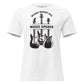 Where Words Fail, Music Speaks – Guitar Edition White Motivational Women’s T-Shirt