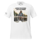 "Wherever You Go Becomes a Part of You Somehow" Men's Motivational White T-Shirt