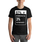 Who Quit Men's Motivational Black T-Shirt
