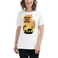 Wild and Free - African Wildlife White Motivational Women’s T-Shirt Lifestyle