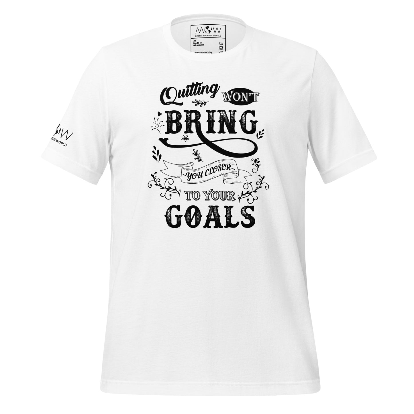 Won't Bring You Closer Men's Motivational Whiite T-Shirt