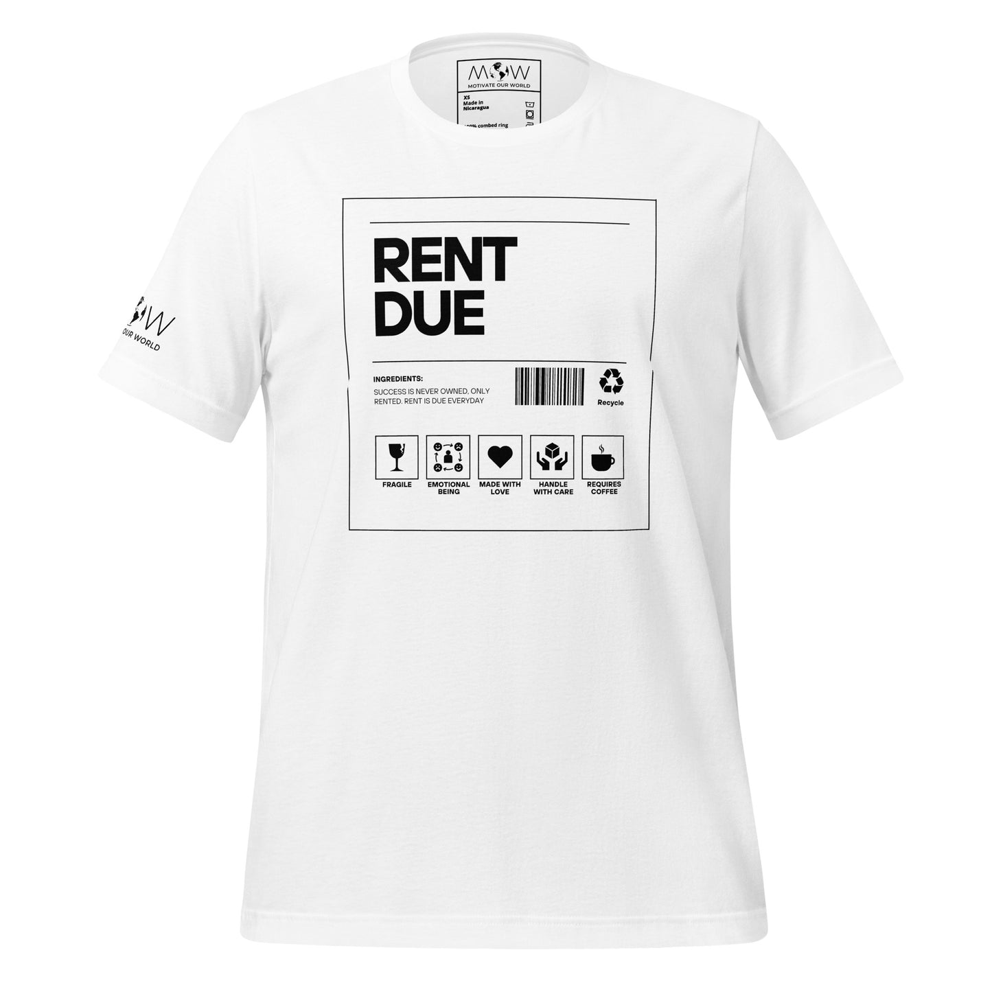 Won't Bring You Closer Men's Motivational White T-Shirt
