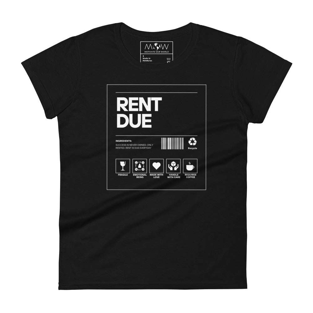 Won't Bring You Closer Women's Motivational Black T-Shirt
