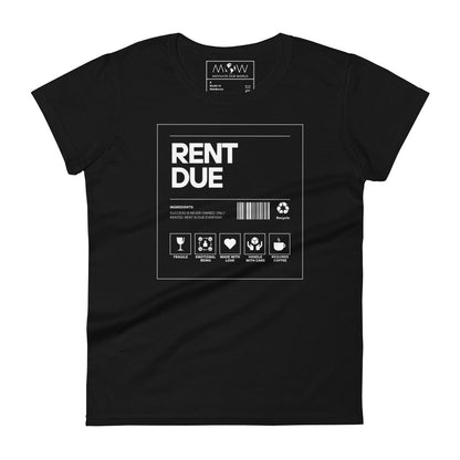 Won't Bring You Closer Women's Motivational Black T-Shirt