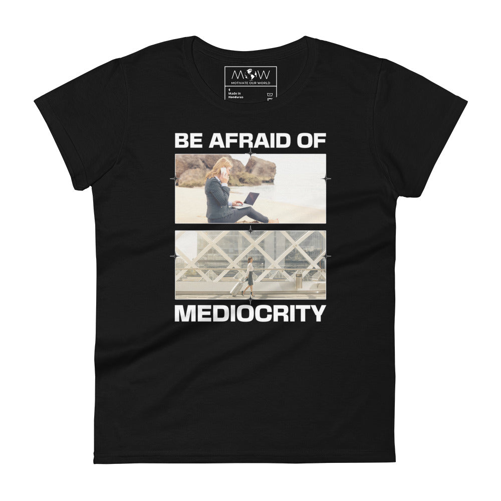 Work Anywhere Women’s Motivational Black T-Shirt