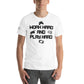 Work Hard Play Hard White Motivational Men's T-Shirt