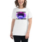 Work Hard, Play Harder White Motivational Women’s T-Shirt Lifestyle