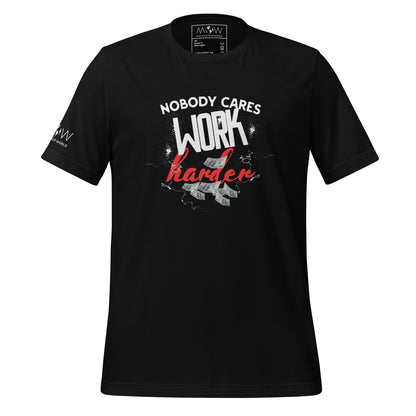 Work Harder Men's Motivational Black T-Shirt