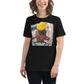 "Work & Luck Builder" Black Motivational Women’s T-Shirt Lifestyle