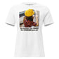 "Work & Luck Builder" White Motivational Women’s T-Shirt