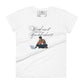 Work On It More Than You Talk About It Women’s Motivational White T-Shirt