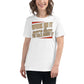 "Work On It" White Motivational Women’s T-Shirt Lifestyle