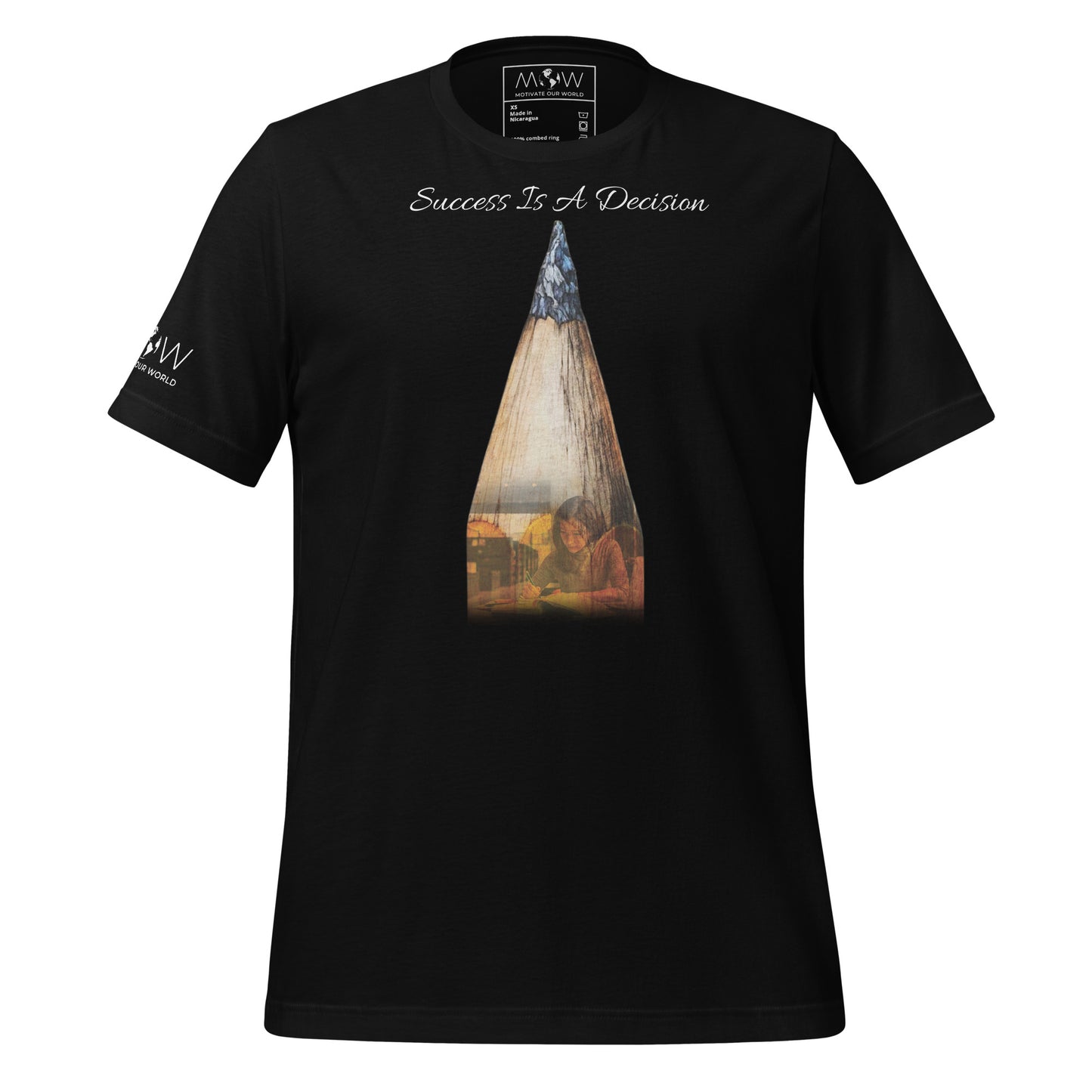 Write Your Future Men's Motivational Black T-Shirt