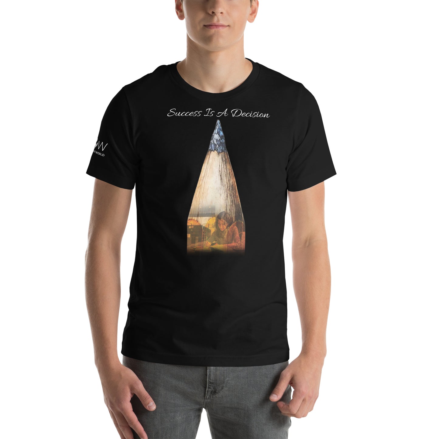 Write Your Future Men's Motivational Black T-Shirt