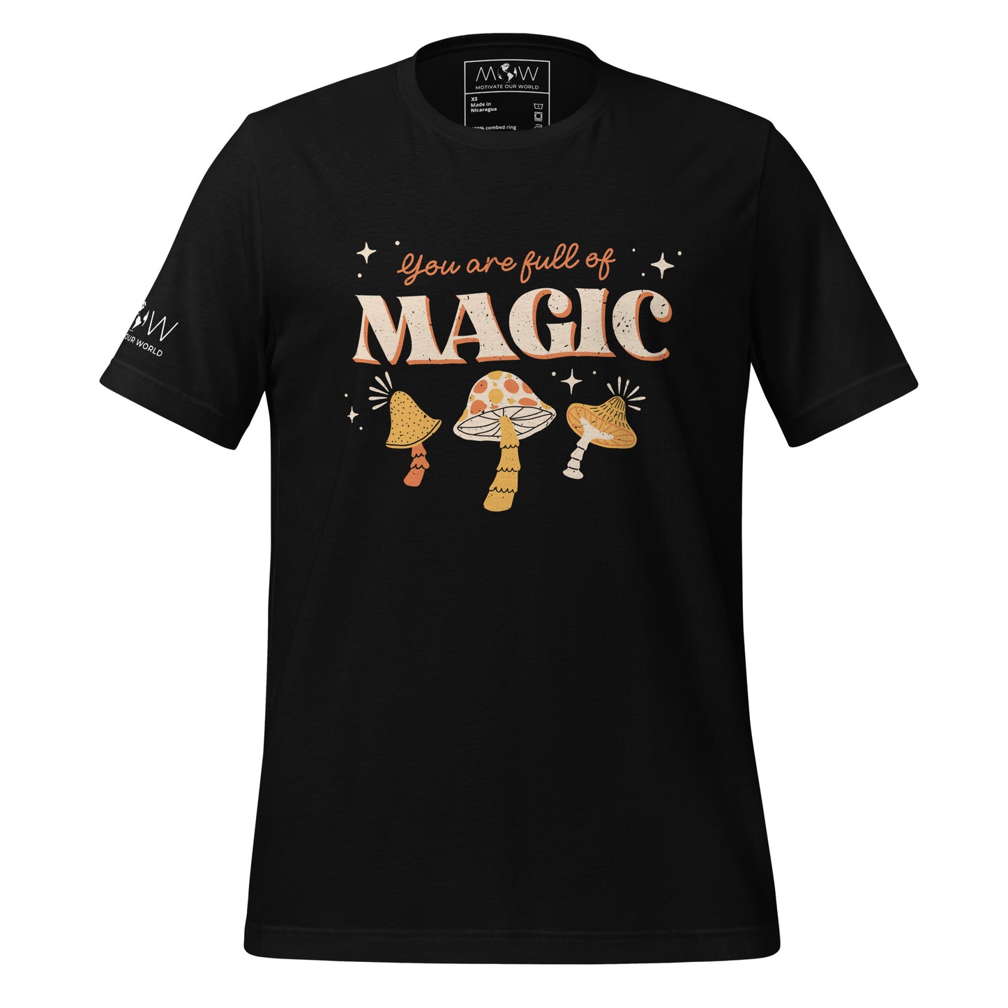 You Are Full of Magic Men's Motivational Black T-Shirt
